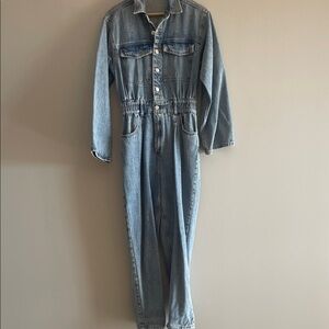 Signature8 Blue Denim Jumpsuit